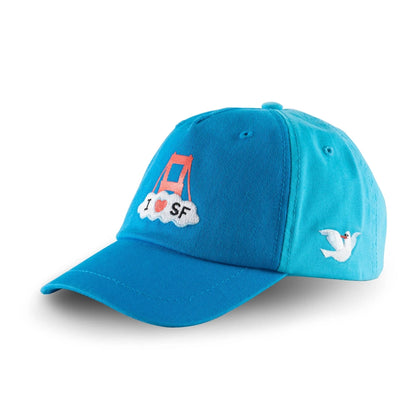 Embroidery Logo Two Tone Kids Baseball Cap